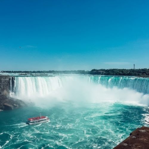 Wodospad Niagara z kanadyjskiego punktu&nbsp;widzenia.